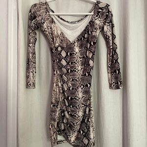 Never Worn Snake Skin Dress Thin Material